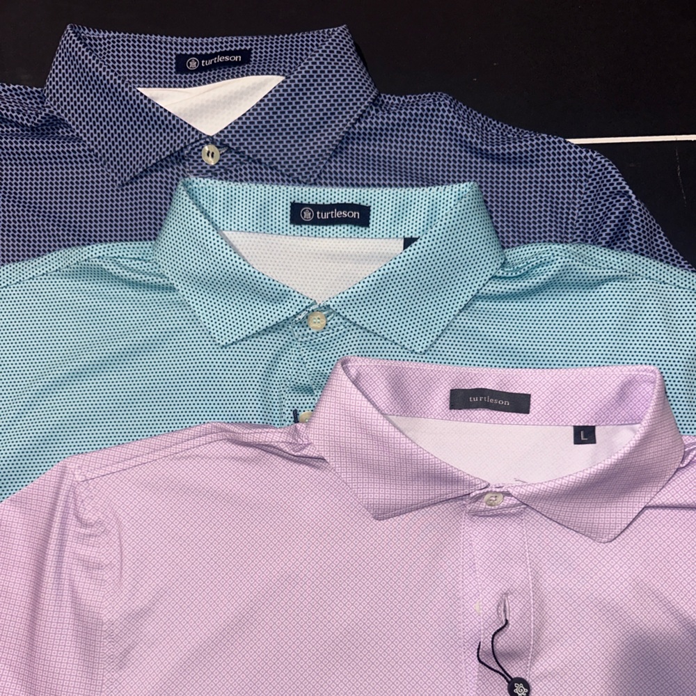 NEW Turtleson Men's Golf Polo Shirt Set